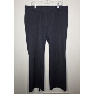Ann Taylor Loft dark grey trouser pants - 14 - career office